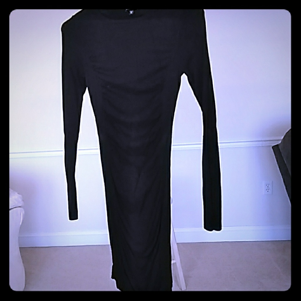 Express black form-fitting dress